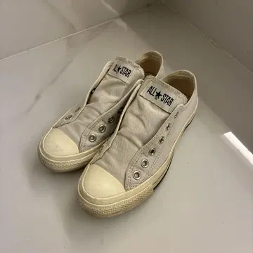 ALL STAR 화이트 슬립온 스니커즈