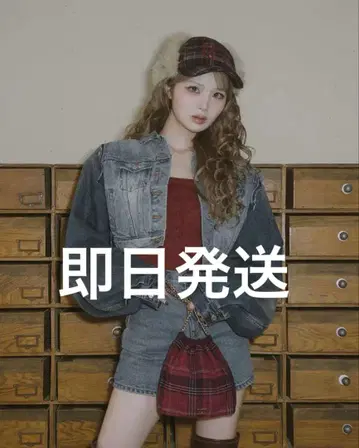 다리치 웨스턴 요크 숏 데님 자켓