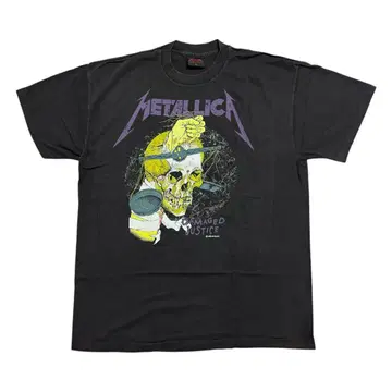 METALLICA 빈티지 가공 T셔츠 락밴드 메탈리카 XL