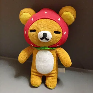 리락쿠마 딸기 봉제 인형 20cm