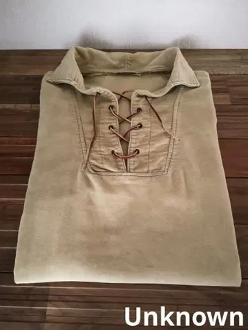 미국 빈티지 의류 VINTAGE 몰스킨 벨벳 레이스업 셔츠