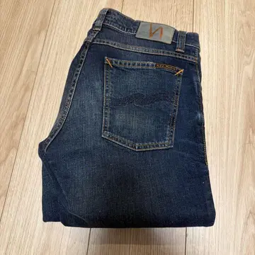 누디진 다크 네이비 데님 사이즈 28