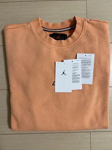 Jordan JT 로고 맨투맨 오렌지