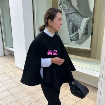 [ 새상품급 ] OHGA 케이프 코트 판초