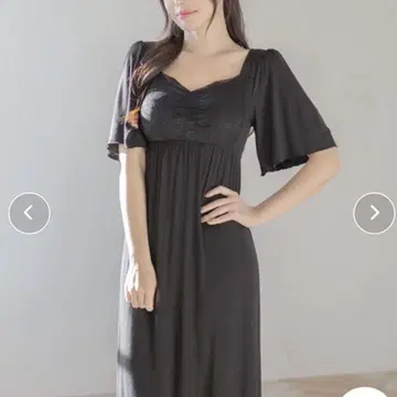 투해치 나이트 브라 원피스 반팔 롱 기장