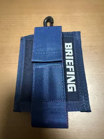 BRIEFING 후크 포함 수납 파우치 네이비