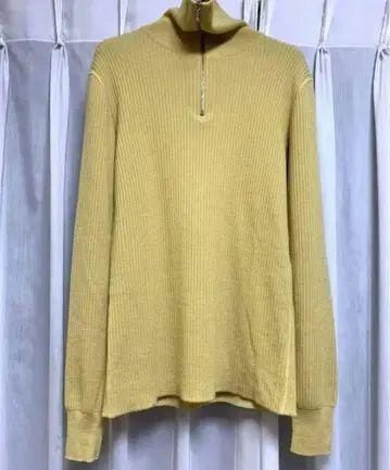 질 샌더 JILSANDER 니트 하프 지퍼