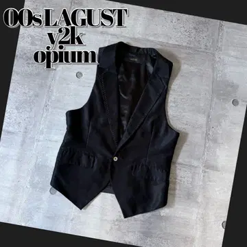 00s archive LAGUST vest studs y2k opium