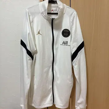 Jordan PSG 화이트 풀 지퍼 자켓