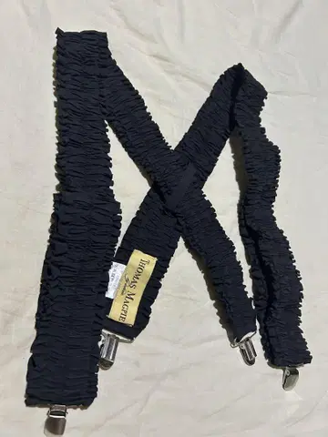 THOMAS MAGPIE 타프타 서스펜더 BLACK