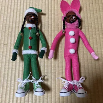 snoop dogg 스누프 산타 피규어 2개 크리스마스