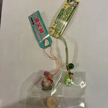 산리오 헬로키티 스트랩 오카야마현 2개 세트