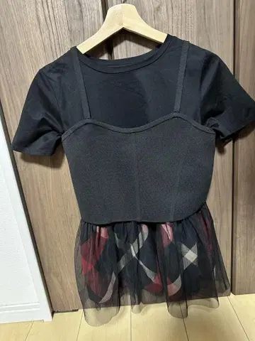 블루 라벨 뷔스티에 포함 상의