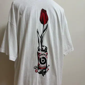 Beats Wasted Youth T셔츠 반팔 빨간 튤립