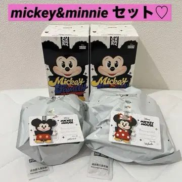 팝마트 미키 패밀리 미키 미니 키체인 봉제 인형