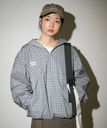 프릭스스토어 별주 Check Anorak Parka