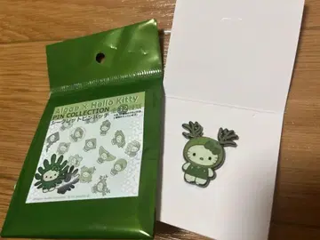 일본관 해초 헬로키티 핀 배지 히지키 만박 한정판
