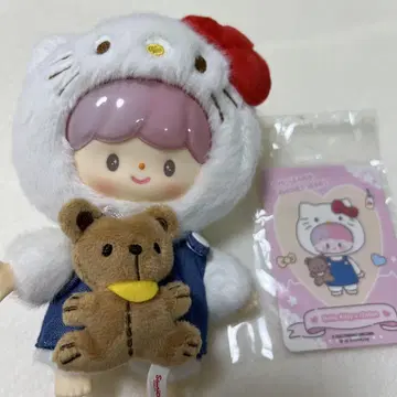 zzoton x Sanrio 산리오 키티 탁대왕 봉제 인형