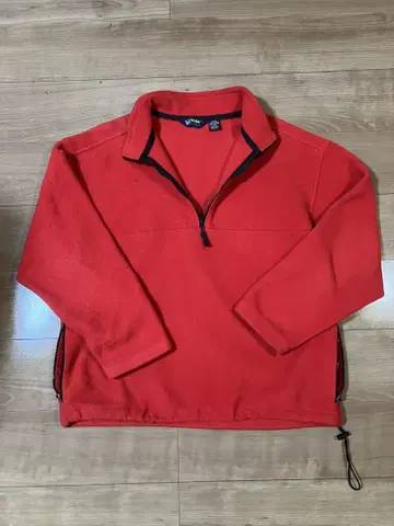 90's EDDIE BAUER 하프 지퍼 플리스 USA제 EBTEK