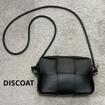 [ 새상품급 ] DISCOAT 디스코트 메쉬 미니 숄더백 블랙