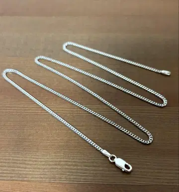 silver925 목걸이 55cm 폭 2mm 이탈리아제