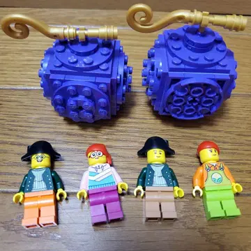 레고 블록 원피스 고무고무 열매 악마의 열매 미니 피규어 해적 4체