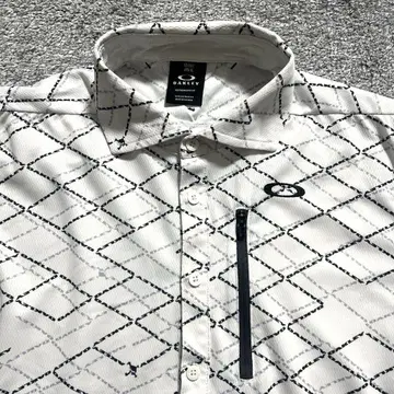 Oakley 다이아몬드 패턴 피케 셔츠