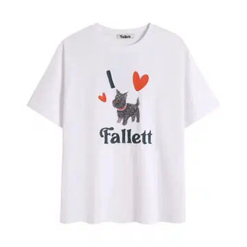 I love dog 셔츠 Fallett