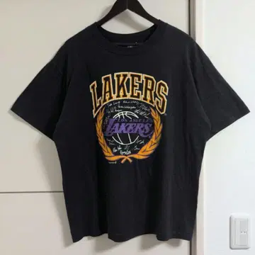 레이커스 T셔츠 90s 구제 의류 USA NBA 농구