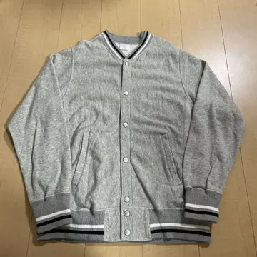 Champion REVERSE WEAVE 동일 컬러 로고 스냅 가디건