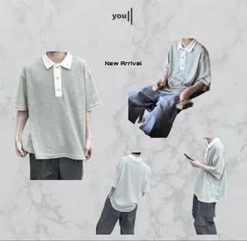 youll bi color knit polo