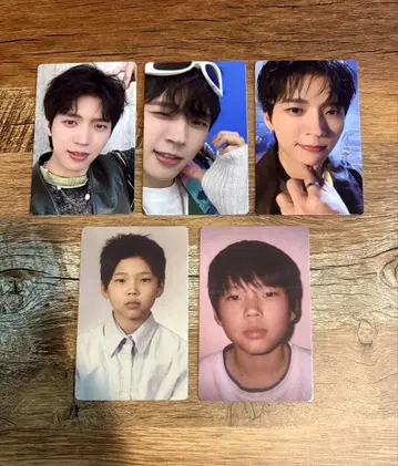 남우현 트레이딩 카드 5장 세트