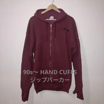 90s 핸드 커프스 지퍼 후드티