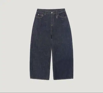 Trendt vision Raw Baggy Denim Jeans Blue