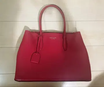 kate spade 가죽 핸드백 레드