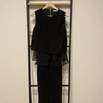 [FRAY I.D] 시스루 콤비 올인원 블랙 사이즈 0