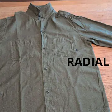 RADIAL 긴팔 백 스티치 셔츠