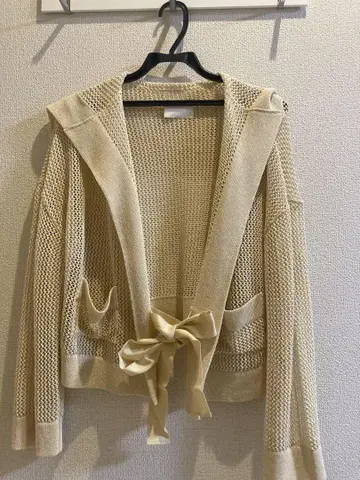 미사용품 세일러 카라 가디건