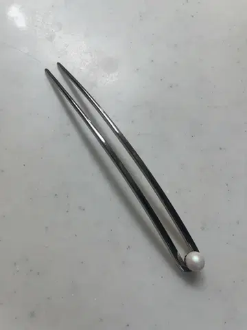 더 헤어바 도쿄 펄 장식 헤어콤