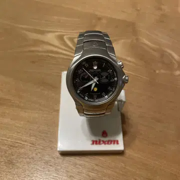 Nixon 스포츠 워치 실버 블랙