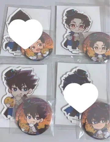 블루 록 프린세스 카페 아크릴 스탠드 캔뱃지 유키미야 켄유 카라스 타비토