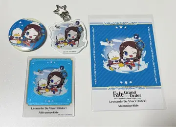FGO 다빈치 아크릴 키링 캔 배지