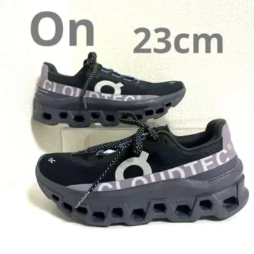 새상품급 On 클라우드몬스터 러닝화 신발 23cm 온 블랙 파랑