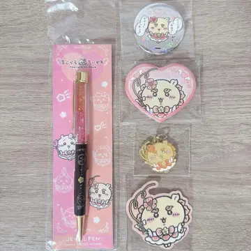 마법소녀 치이카와 주얼 펜 하트 캔뱃지 등 * 5개 세트 시사