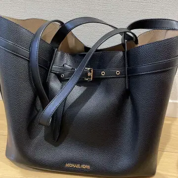 MICHAEL KORS 마이클코어스 가죽 토트백 블랙