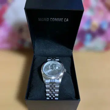 MONO COMME CA 실버 시계