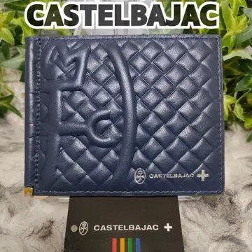 까스텔바작 머니클립 네이비 CASTELBAJAC 2단 접이식 지갑