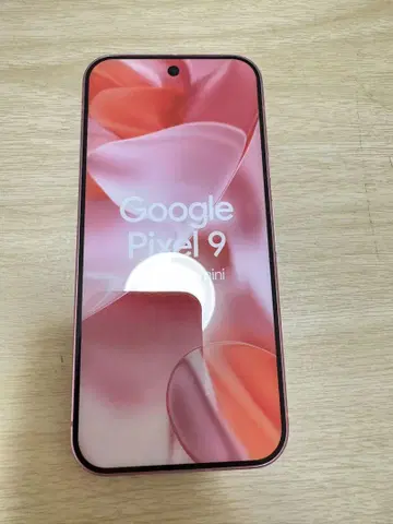 Google Pixel 9 핑크 목업