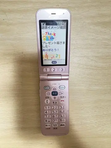 docomo  F-01M 핑크 모형