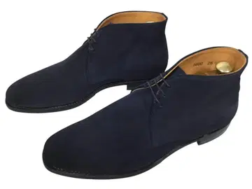 SCOTCH GRAIN 스코치 그레인 스웨이드 처카 부츠 네이비